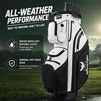 Sac de golf professionnel léger et imperméable en polyester, prix de gros d'usine, 14 séparateurs, pour hommes