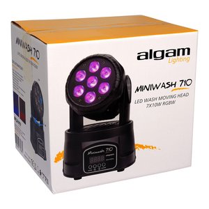 Mini Wash 710 Lyre Black Moving Head DJ Lights RGBW & Warm White 18700112 Corps de lampe ABS Mode de contrôle DMX512 - Product Image 2
