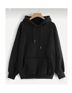 Sweat-shirt à capuche unisexe en molleton personnalisé en gros, doux et confortable, avec cordon de serrage réglable, brodé, uni, teint, 100% - Product Image 2