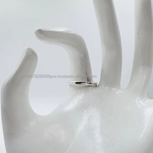 Elegante anillo apilable de plata 92,5 - Product Image 1