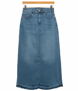 Falda Vaquera para Mujer de Bangladesh, Lote de Existencias, Excedente de Fábrica, Falda Vaquera para Mujer, Exportación al por Mayor, Falda Vaquera para Mujer - Product Image 1