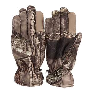 Gants pour hommes Gants de chasse en polaire haut de gamme pour temps froid Chauds Durables Résistants à l'eau Gants d'extérieur Chasse Pêche - Product Image 1