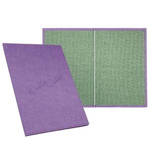 ปกหนังสือเมนูอาหารหนัง PU แบบแข็งพิมพ์โลโก้ตามสั่งสำหรับโรงแรมโรงแรมโรงแรม - Product Image 2