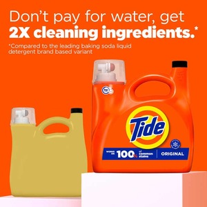 Tide Liquid Laundry Detergent, HE Compatible, Original <b>Scent</b>, 132 Fl Oz, 100 Loads - Product Image 5