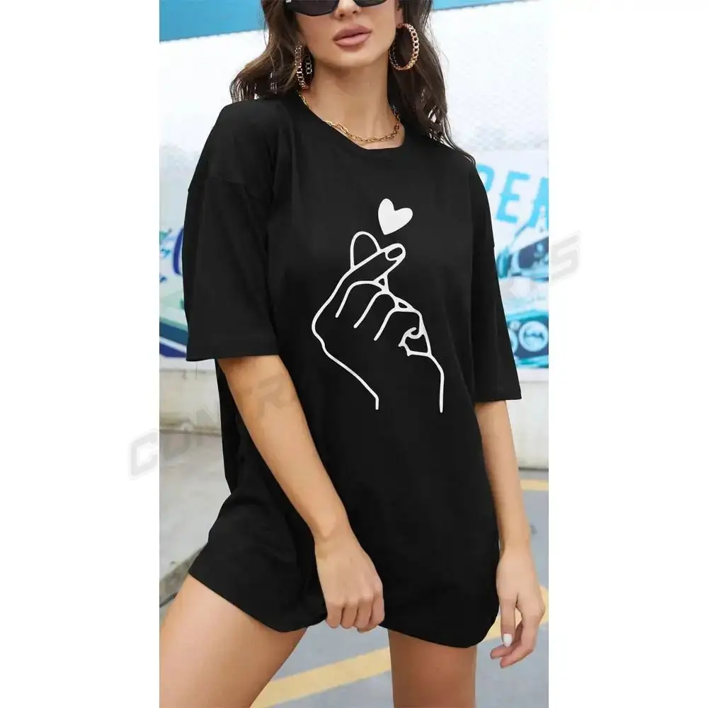 2024 OEM Custom Graphic T-Shirts Printed Women's Silk Screen Vintage 200 GSM Short Sleeved T-shirt With Top Quality