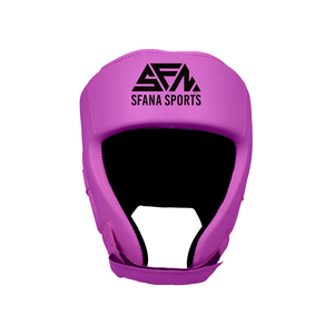 Casco de boxeo de cuero de cara completa ajustable para adultos y jóvenes diseñado para máxima seguridad durante el entrenamiento y las peleas - Product Image 1