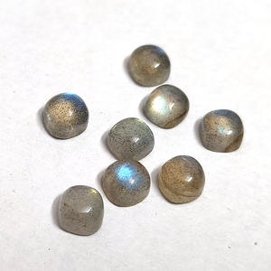 8ชิ้นลาบราดอไรต์ธรรมชาติกับไฟ6x6มม. เบาะ Cabochon 6.05 CTS iroc จากโรงงานอัญมณีหลวม CAB เรา $3.46สำหรับทุกคน - Product Image 6