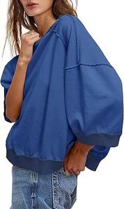 Sudaderas gruesas con hombros caídos para mujer, sudaderas de algodón 100% transpirables personalizadas de alta calidad, ropa Vintage de invierno - Product Image 6