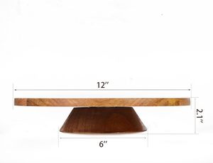 Vente chaude nouvelle arrivée support à gâteau en bois rustique avec conception de niveau idéal pour les fêtes élégantes célébrations artisanat de qualité supérieure - Product Image 3