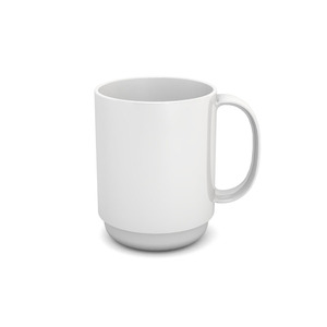 ORNAMIN <b>large</b> handled <b>mug</b> – Plastic Cup for Healthcare, Catering & Commercial use | BPA Free | Durable - Product Image 1
