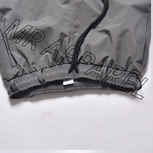 Unisex Gray Polyester Ski <b>Pants</b> Elastic Waist Breathable Windproof Durable Pocket Adult Wear - Product Image 6