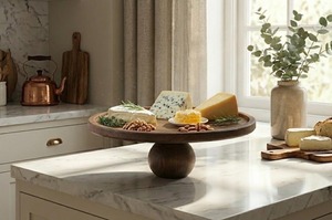 ขาตั้งเค้กไม้เนื้อแข็งแบบเป็นมิตรกับสิ่งแวดล้อม สำหรับจัดวางเค้กในงานปาร์ตี้ งานเลี้ยงที่บ้าน ร้านเบเกอรี่ คาเฟ่ และงานอีเว้นท์ มีจำหน่ายแล้ว - Product Image 4