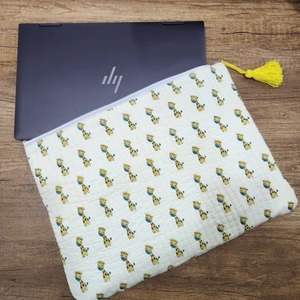 เคสผ้าน้ำหนักเบาพิมพ์ลายฟลามิงโก้สีขาวแขนแล็ปท็อปบุนวมสไตล์ธุรกิจทันสมัยทนทานทันสมัย - Product Image 4