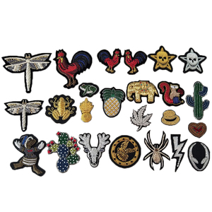 Parches de insignia bordada a mano, insignias bordadas a mano para uniforme informal, totalmente personalizado, sin cantidad mínima, precio bajo, 2023 - Product Image 3