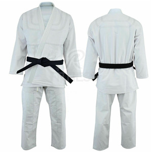 Uniforme de Taekwondo RC Fitness Wear RC-TU08, Dobok Blanco Personalizado con Cuello en V, Unisex, Profesional - Product Image 1