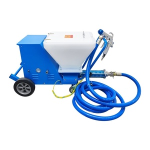 Pistola de Pintura Gravimétrica, Pistola de Pintura Eléctrica, Máquina de Pulverización de Revestimientos Móvil para Taller de Construcción - Product Image 2
