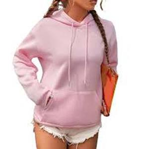 Sudadera holgada de color sólido con capucha para mujer, jersey de manga larga, sudadera deportiva informal de Bangladesh - Product Image 4
