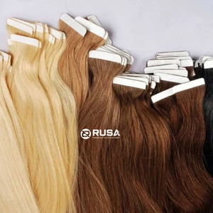 Extensions de cheveux à bandes adhésives de qualité supérieure, 100% cheveux humains vierges vietnamiens, super double drawn, fourniture directe d'usine - Product Image 1