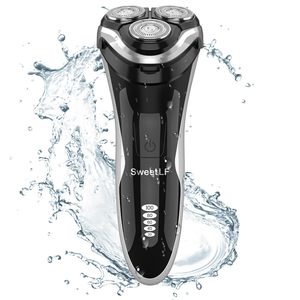Mini rasoir électrique étanche IPX7 pour homme, rechargeable par USB, double lame rotative, tondeuse à barbe pour le visage et le corps, lavable - Product Image 2