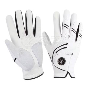 Guantes de golf de cuero genuino de calidad superior duraderos 2025 Guantes deportivos OEM de bajo precio con excelente diseño - Product Image 3