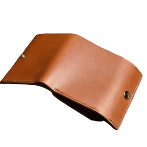 Billeteras de cuero con estilo para hombre y mujer, tarjetero pequeño, a la moda, color marrón, Adimani, unicolor - Product Image 2