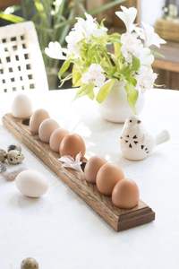 ที่ใส่ไข่ทำจากไม้ธรรมชาติสำหรับห้องครัวฟาร์มและตลาดเครื่องครัวใช้ไข่ปลอดภัย - Product Image 4