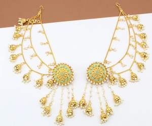 Pendientes Bahubali de tendencia de calidad superior para mujer, perfectos para todas las ocasiones, pendientes Jhumki tradicionales indios - Product Image 6