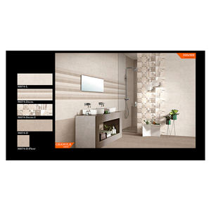 Carreaux de mur en céramique de style moderne au fini mat du fournisseur indien pour décor de salle de bain Stock disponible pour usage intérieur dans les toilettes - Product Image 4