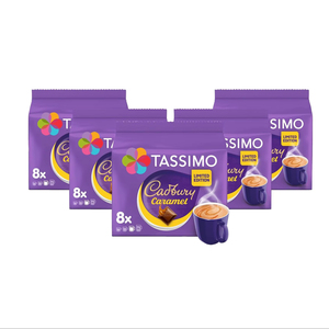 แคปซูลช็อกโกแลตร้อนรสคาราเมล Tassimo Cadbury x8 (แพ็ค 5 กล่อง รวม 40 แก้ว) - Product Image 1