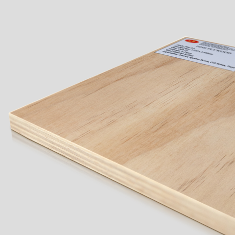 E0 Formaldehyde Emission Vietnamese Factory Supplier's AA Grade 12/15/18mm Pine Plywood Low Price Construction Load-Bearing