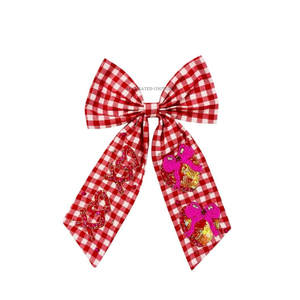 Noeuds de queue d'alligator perlés faits à la main pour la Saint-Valentin, personnalisables, pour filles et femmes, en gros - Product Image 5