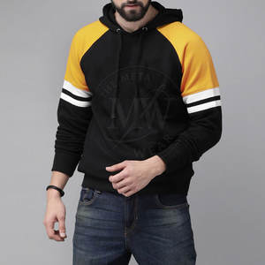 Custom Logo Men's Warm Winter Pullover Hoodie <b>Thick</b> <b>Fleece</b> Lining Basics Cotton Blended Hoodies - Product Image 4