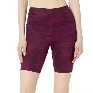 Pantalones de yoga gruesos sin costuras para mujer con diseño de lavado ácido transpirable Pantalones cortos de fitness para gimnasio - Product Image 1