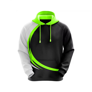 Gran oferta 100% algodón para hombre, sudaderas con capucha forradas de gran tamaño, sudaderas con sublimación con logotipo impreso personalizado para primavera - Product Image 5