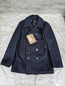Cappotto Lungo Invernale Classico Plus Size in Lana Nera Vintage Stile Marina Militare USA, Doppio Petto, Caldo, Asciugatura Rapida, in Corduroy - Product Image 6