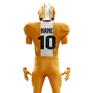 Personalizado Reversible Fútbol Americano Jersey Set Manga Corta Sublimación Uniformes Precio Al Por Mayor - Product Image 4