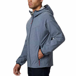 Durable Outdoor Men'<b>s</b> Softshell <b>Jacket</b> Canvas Lining Stand Collar Front Wind Resistant Quick Dry Breathable winter <b>jacket</b> - Product Image 3