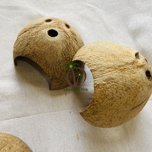 Coquille de noix de coco naturelle, grotte, cabane, Aquarium, décoration pour les poissons, nouveau Design, coquille de noix de coco, Reptiles, cachette, grotte, résine, cachette, Aquarium - Product Image 6