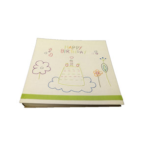 Álbum de Fotos de Boda Bordado a Mano, Páginas en Blanco 4x6, Manualidades DIY, Cubierta de Tela de Alta Calidad - Product Image 1
