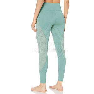 Leggings de yoga sur mesure en gros Leggings de yoga taille élastique fabriqués par des professionnels Leggings de yoga de haute qualité - Product Image 3