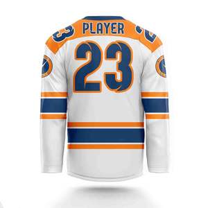 Diseña Tu Propio Logotipo, Jersey de Hockey sobre Hielo para Hombre Adulto, Alta Calidad, 100% Poliéster, Transpirable, Absorbe la Humedad, Impresión Digital - Product Image 6