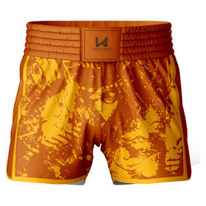 Pantalones Cortos Ligeros y Transpirables de Poliéster/Nailon para Boxeo, Kickboxing, MMA, Muay Thai, Ropa de Artes Marciales de Secado Rápido y Duradera - Product Image 1