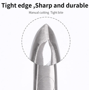 Nuevas Pinzas Profesionales para Cutículas de Acero Inoxidable con Cuchillas Afiladas y Abertura de Mandíbula Ancha para Cortar Uñas y Uñas Gruesas - Product Image 2
