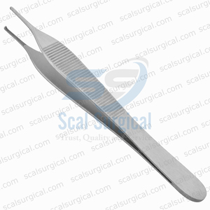 Pinzas Adson 1x2 con Puntas Cruzadas Serradas, Instrumentos de Precisión para Cirugía Quirúrgica/Plástica - Product Image 2