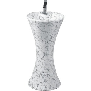 Produits sanitaires de haute qualité et à la mode bassin de lavage des mains demi/semi-piédestal prix de gros fournitures de l'entreprise directe - Product Image 2