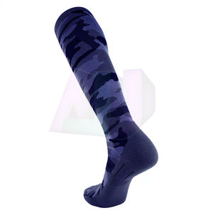Chaussettes de sport d'entraînement durables en spandex/polyester, respirantes, absorbant la transpiration, design confortable pour le yoga en plein air - Product Image 3