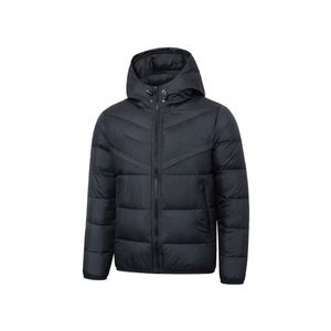 Veste légère et respirante en toile à capuche avec fermeture éclair, rembourrage confortable, idéale pour les journées froides, usage quotidien et streetwear. - Product Image 6
