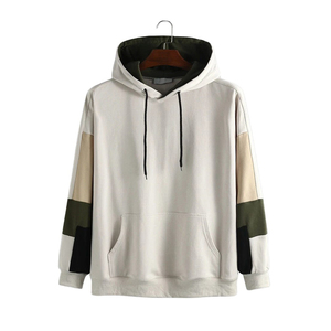 เสื้อฮู้ดโอเวอร์ไซส์ผู้ชายผ้าฝ้ายผ้าเทอร์รี่มีฮู้ดแบบมีเชือกรูดออกแบบได้ตามต้องการ - Product Image 1