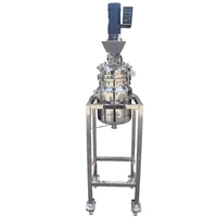 Mélangeur à vis double couche en acier inoxydable, petit réacteur de laboratoire électrique chauffant 5L-20L, tension et puissance personnalisables