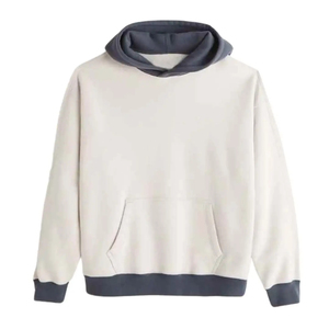 Sudadera con Capucha para Hombre, de Algodón y Forro Polar, Transpirable, Estilo Casual, Manga Larga, Color Sólido, Venta Caliente - Product Image 3
